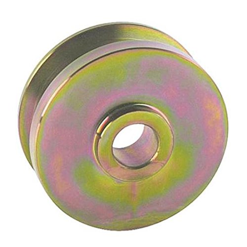 Speedway GM Alternator Pulley, 5/8' Wide Belt Adapter, Zinc-Plated Steel, Premium Steel Construction, Compatible with Powermaster and Most GM Alternators - Easy Belt Conversion