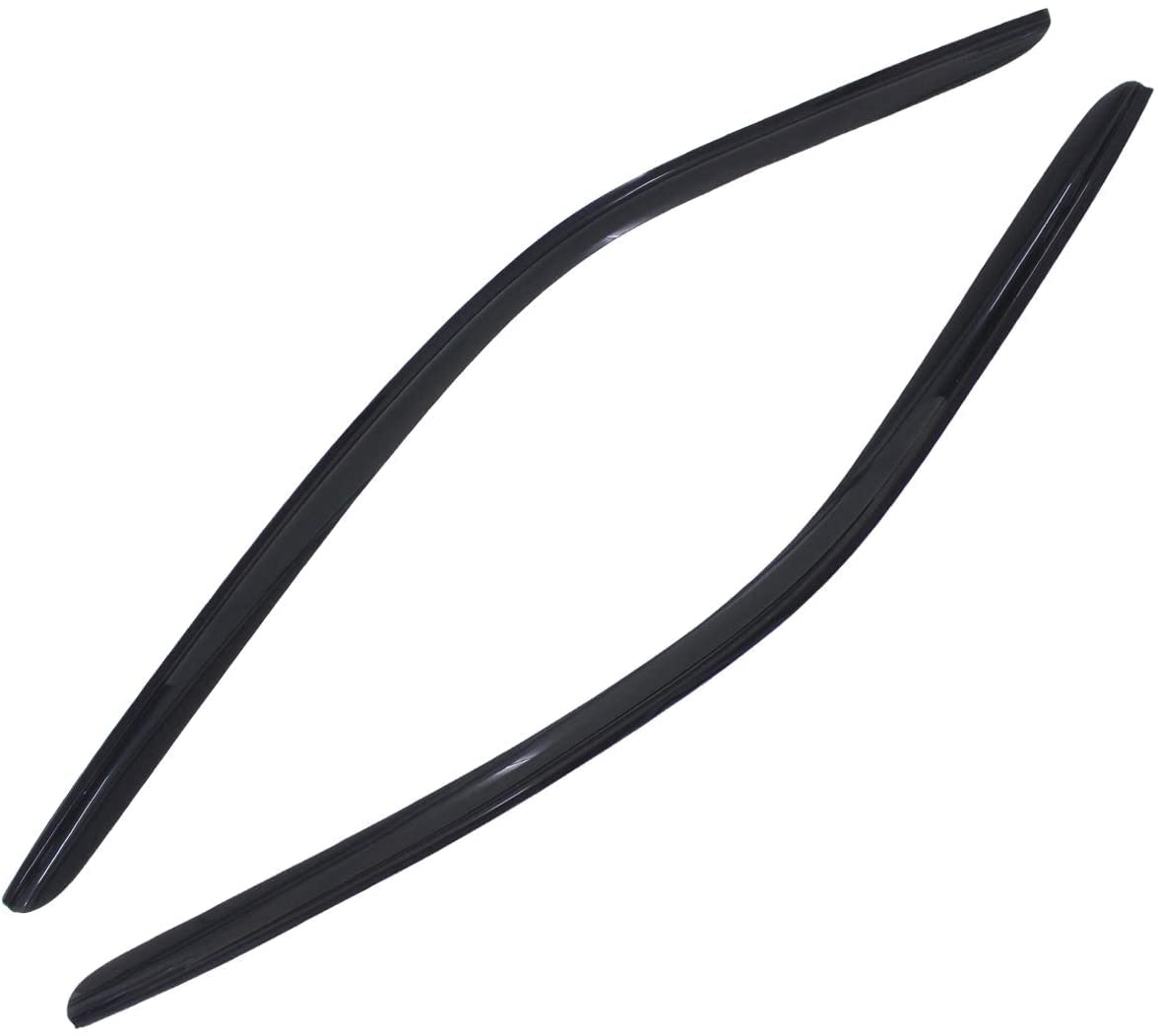 Vicojetor Sunproof Waterproof Side Window Wind Deflector, 2Pcs Protective Replacement Wind Deflector Set, Window Visors Fit For