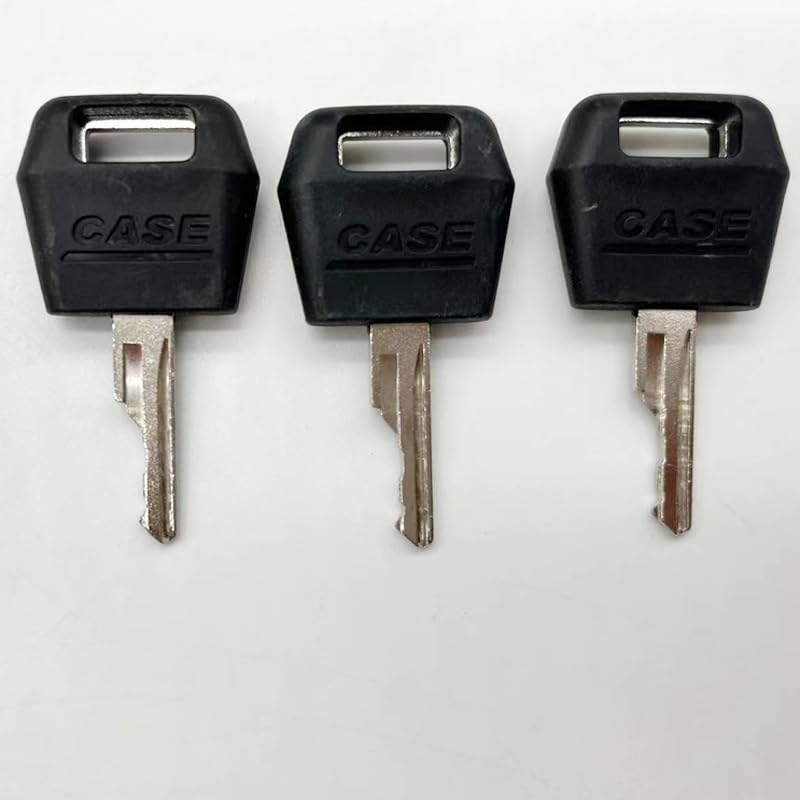 3Pcs Ignition Keys Replacement Key For Case Ih Tractor Dozer Backhoe D250 For Case/International Harvester Excavator