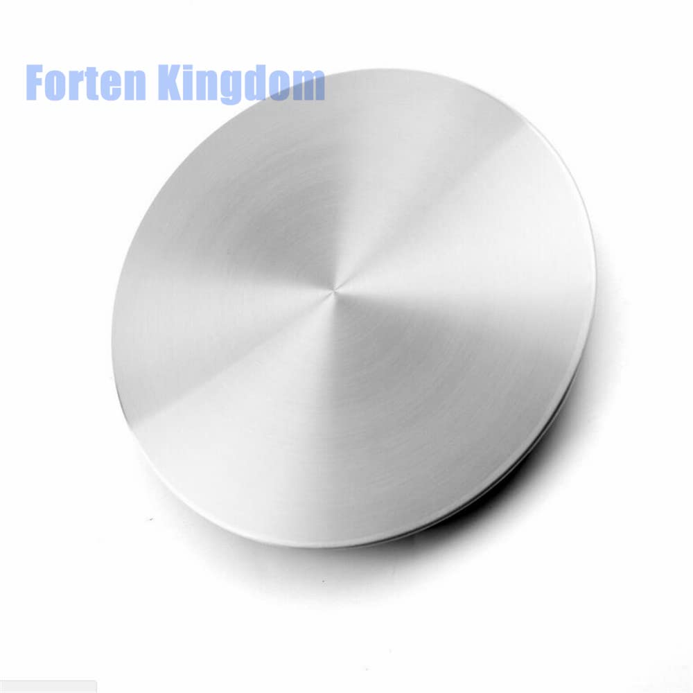 Forten Kingdom 1Pc 200Mm 7 7/8' Silver Brushed Aluminum Rim Wheel Hub Center Cap Hubcap Cover Fit For Chevy 1992-1999 16' 6 Lugs Aluminum Wheels 9593197 15650047