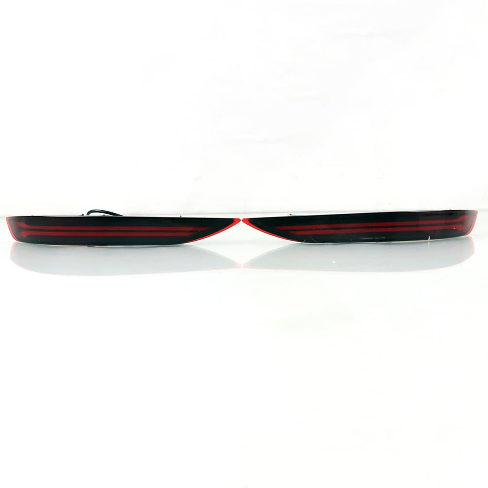 Ecahayaku Compatible With 2017-2022 Chevy Equinox Led Rear Bumper Reflector Lights 3-In-1 Function As Driving Light/Brake Light/