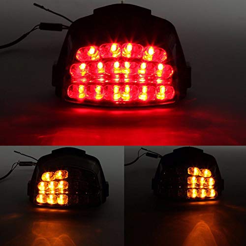 Mzs Motorcycle Tail Light Led Integrated Turn Signal Blinker Smoke Compatible With Cbr1000Rr Cbr 1000Rr Fireblade 2008-2016