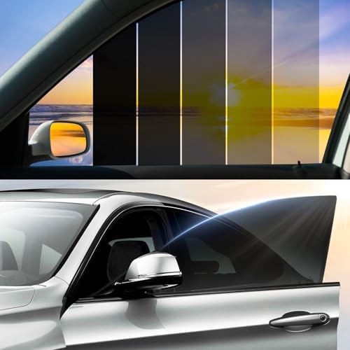 Vepagoo Nano Ceramic Car Window Tint Film 5% VLT- 20'' in 100Ft Privacy Window Tint, Blocks UV/IR Rays, Heat & Glare - Scratch R