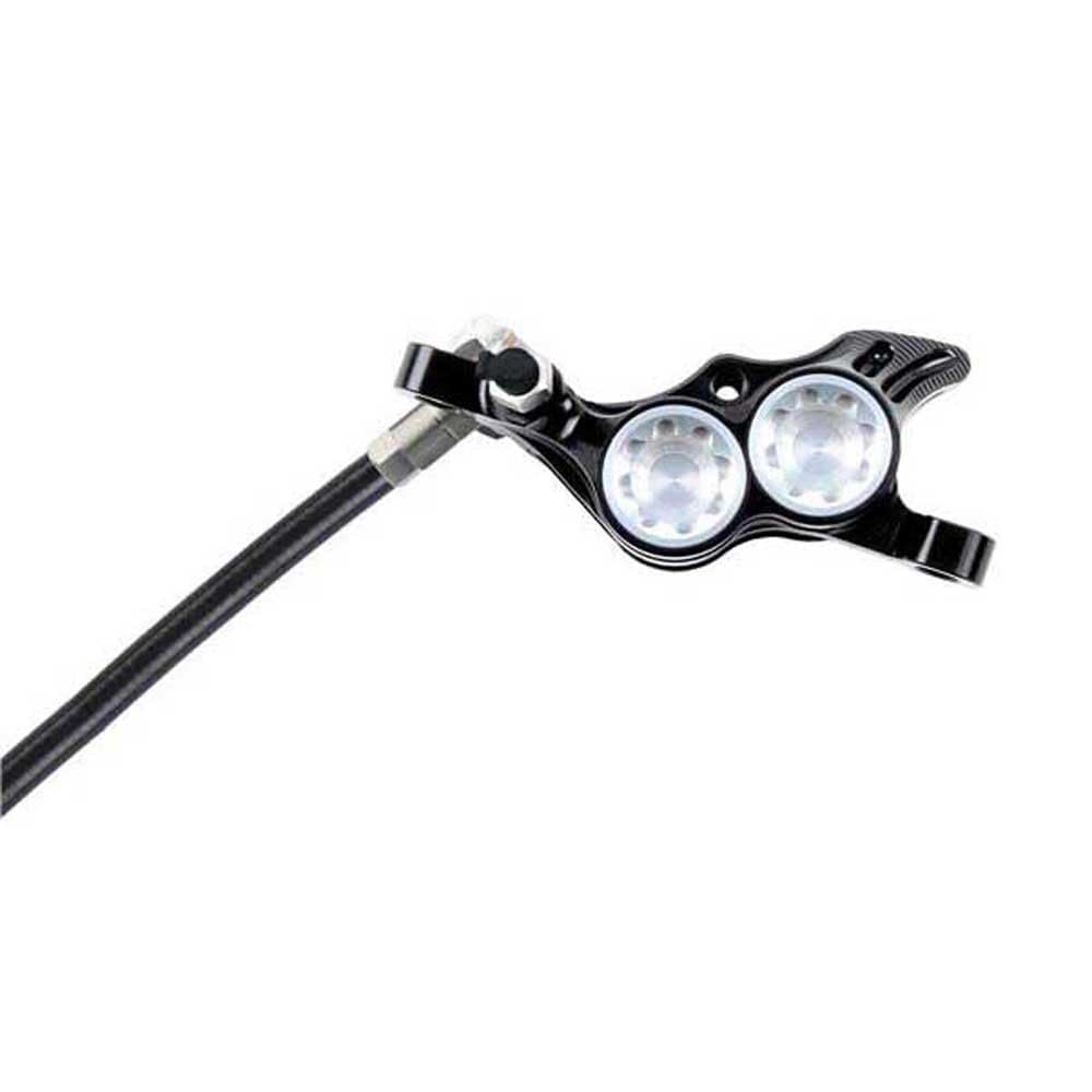 Hope Tech 4 E4 Disc Brake And Lever Set Silver, Rear