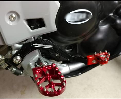 Jfg Racing Dirt Bike Foot Pegs,Billet Mx Dirtbike Foot Pegs Pedals Rest For Cr125/250 02-07/Crf150R 07-22/Crf250R 04-23/Crf250X