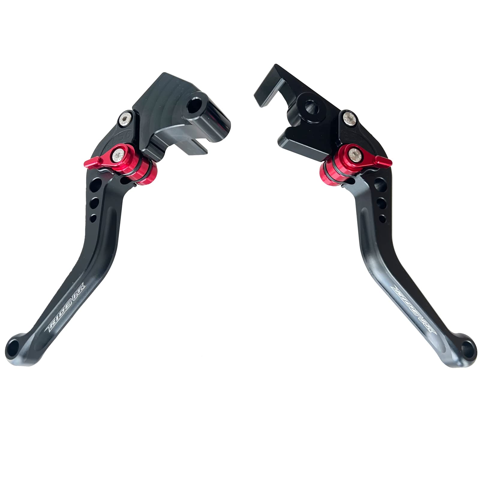 Short Brake Clutch Levers For Ninja 250R 08-12, Ninja300R Z300 13-18,Ninja 400 Z400 18-22,Z250/Sl 16-17,Z125 Pro 17-20,Klx125 10-16,Klx250/D-Tracker 08-16,Ninja125 2019,Versys300X 17-20-Black
