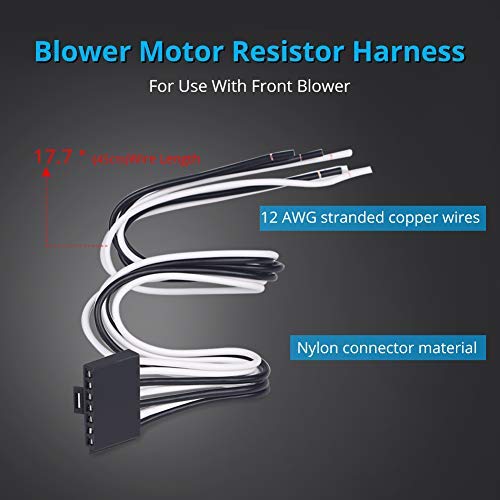 Wmphe Ac Blower Motor Resistor Replacement For 89019088 973-405 15-81086 22807123 Compatible With Chevy Silverado Tahoe Suburban