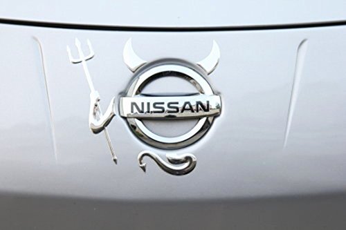 Xotic Tech Cute 3D Pvc Devil Style Demon Sticker, Auto Car Emblem Decal Decoration Waterproof Self-Adhesive Car Logo Sticker Uni