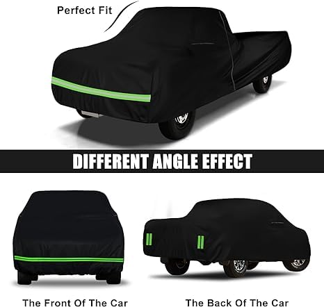 Waterproof Car Cover Compatible with Chevrolet C10/20 K10/20 1960-1987 Standard Cab Long Bed Accessories, 420D All Weather Car C