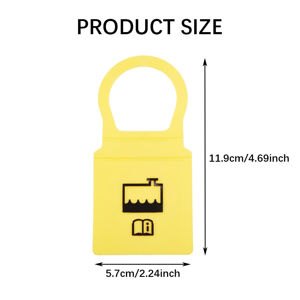 Lecctso 2Pcs Engine Coolant Reservoir Cap, Reservoir Cap Replacement, 55111074Aa 52079331 Radiator Overflow Tank Cap, Coolant Recovery Water Tank Cap Car Accessories Compatible With Chrysler Dodge