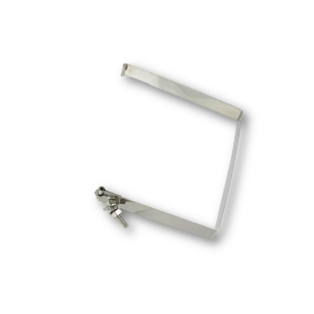 Orange Cycle Parts Chrome Battery Cover Hold Down Strap Compatible With Harley Sportster Xl 1998-2003 Replaces Oem # 66476-98