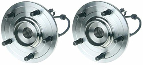 Trq Rear Wheel Hub Bearings Assembly Set Compatible With 2004-2006 Chrysler Pacifica