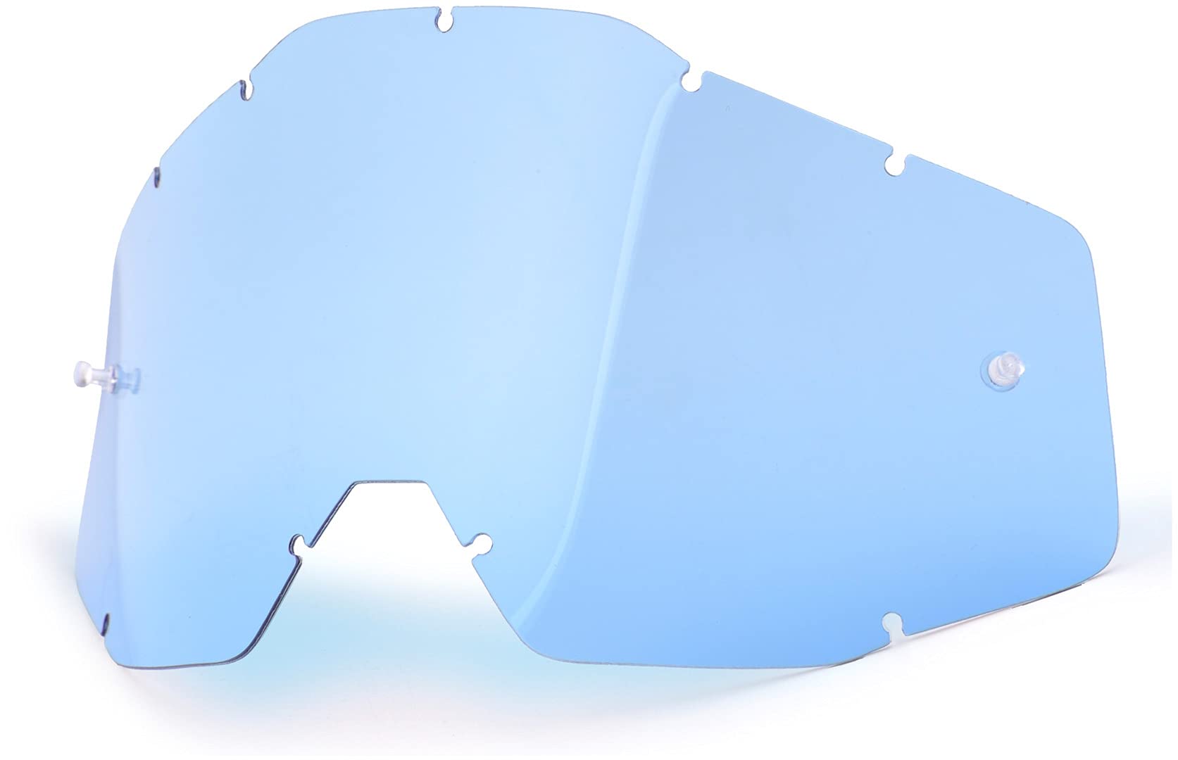 100% Goggle Replacement Lens - Racecraft 1, Accuri 1, Strata 1 Compatible (Anti-Fog-Clear)