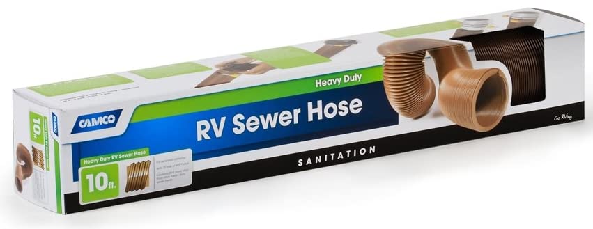 Camco 39621 10 Ft. Heavy Duty Sani-Drain Sewer Hose