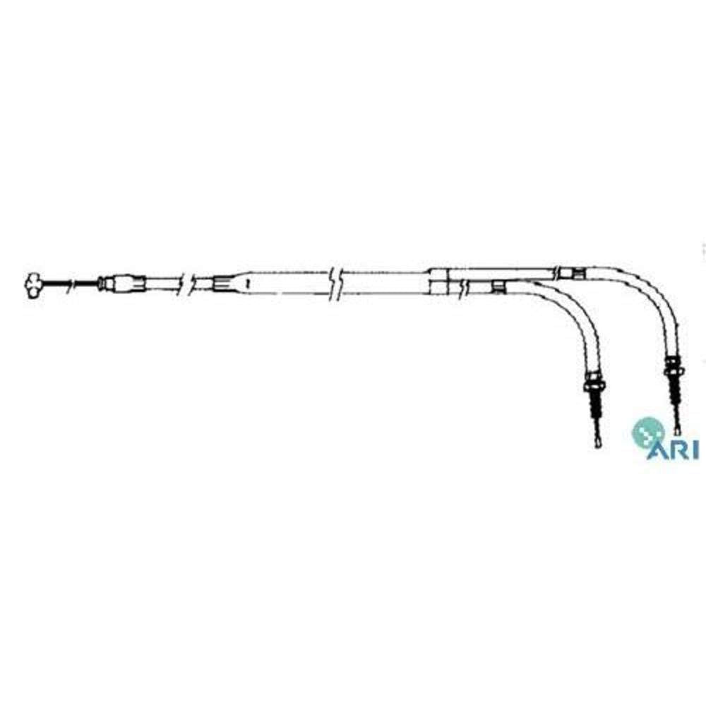 SPORTS PARTS THROTTLE CABLE DBL 40- 05-139-02