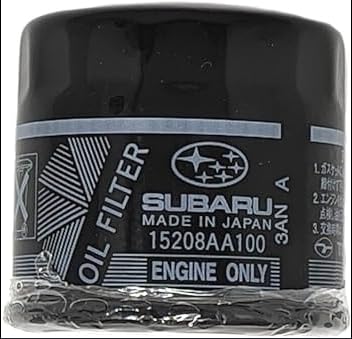 Genuine Subaru 15208Aa12A Oil Filter, 1 Pack