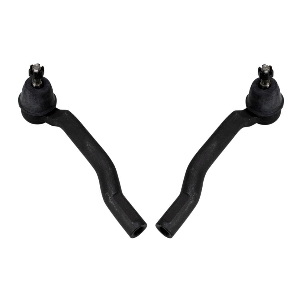 TRQ Front Outer Tie Rod Set Compatible with 2015-2018 Chevrolet City Express 2018-2021 Nissan Kicks 2014-2023 LEAF 2013-2021 NV2
