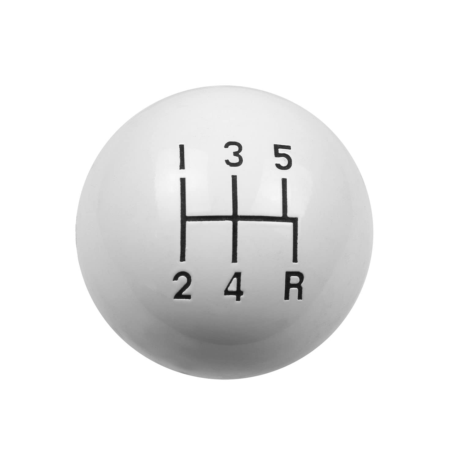 Hurst 1630025 White 5-Speed Replacement Shifter Knob