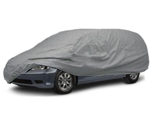 3 Layer All Weather Mini Van Car Cover Compatible for Toyota Sienna Minivan Model Years 1998-2011 Breathable Automobile Van Prot