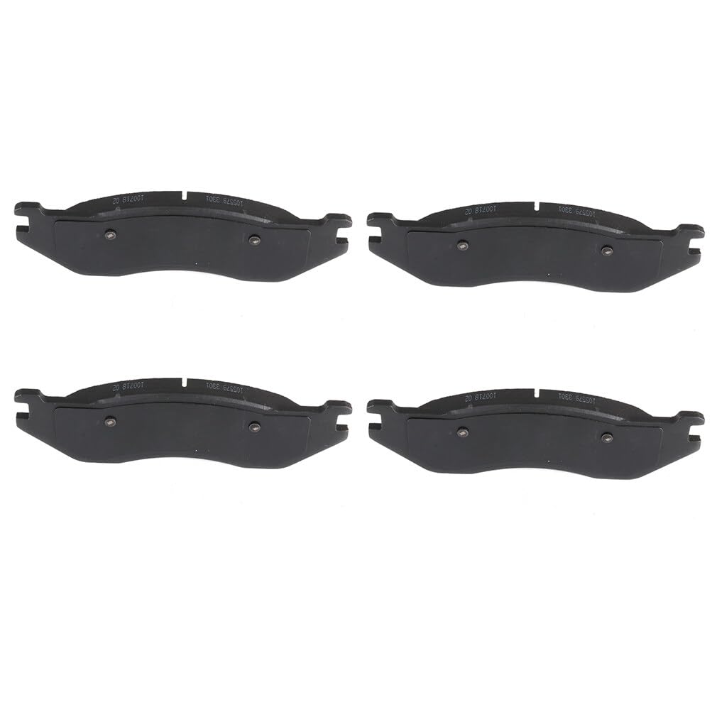 Automuto 4Pcs Front Semi-Metallic Disc Brake Pads Set D966 For Dodge For Durango 2003-2006,For Dodge Ram 1500 2002-2005