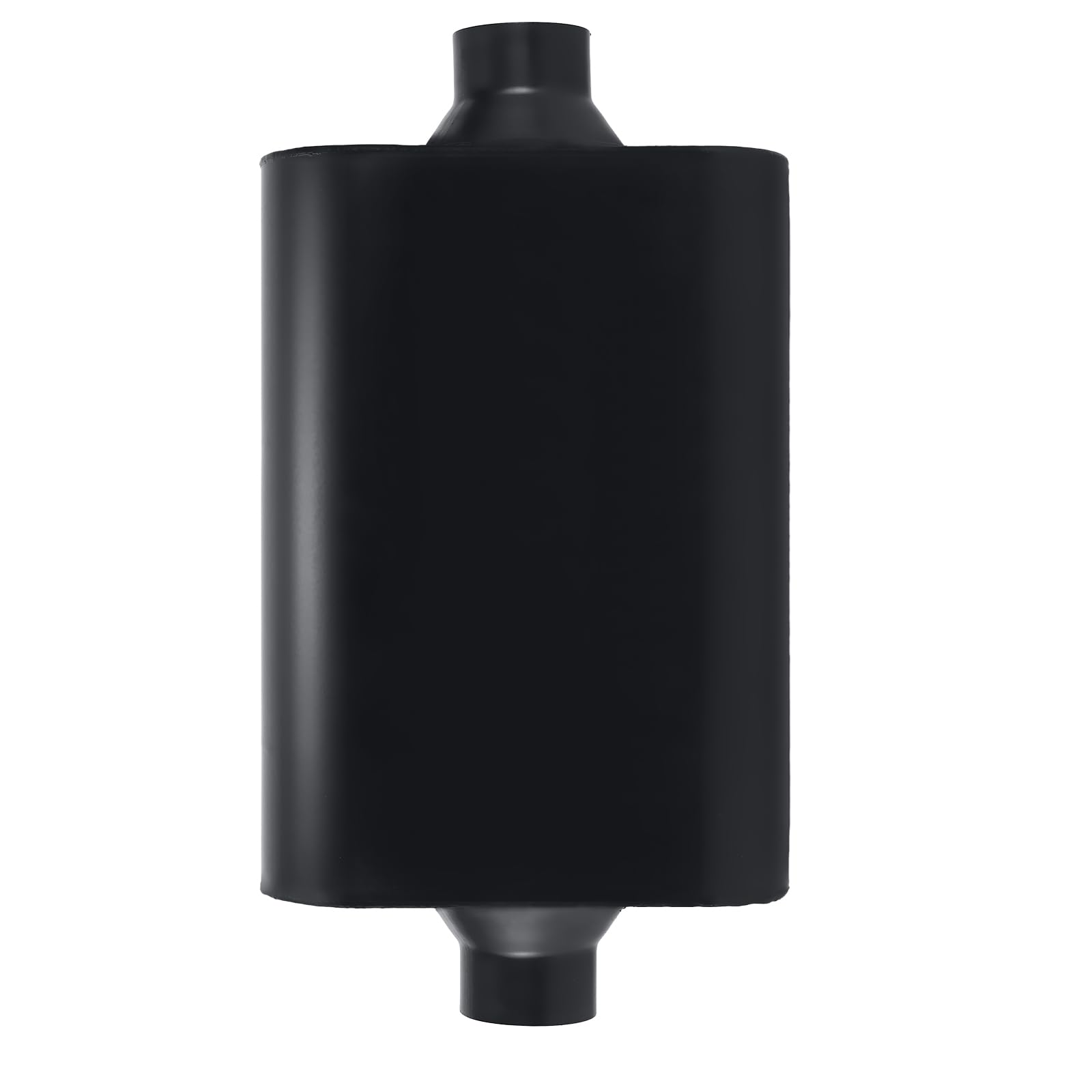 Floshine Universal Mufflers Dual Chamber 2.25'' Inlet (Id) 2.25'' Outlet (Id) Overall 17'' Performance Automotive Muffler Exhaus