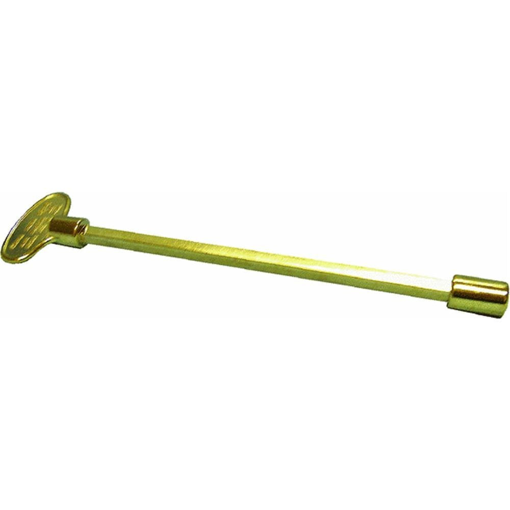Blue Flame Polished Brass Gas Valve Key