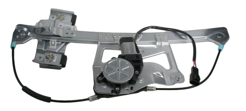 Trq Front Left Power Window Regulator & Motor Assembly Drivers Side Compatible With 2000-2001 Cadillac Deville