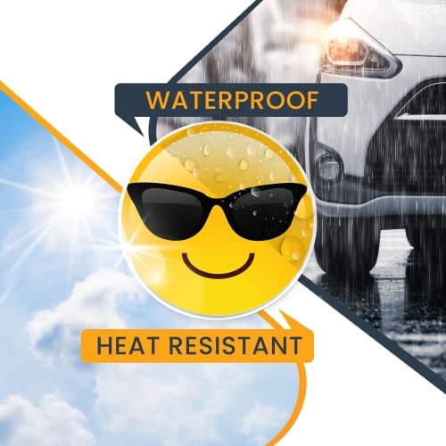 Magnet Me Up Sunglasses Cool Emoticon Emoji Magnet Decal - 5 Inch Round - Cute Self-Expression Decorative Magnetic Decal For Car