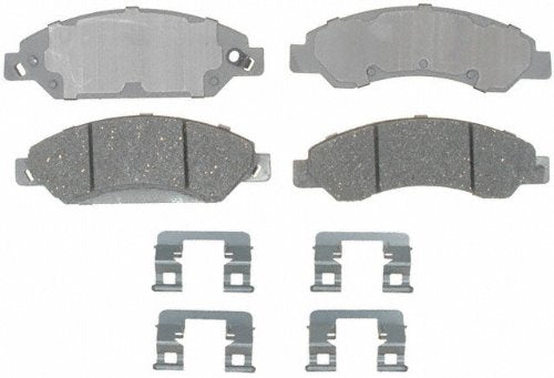 ACDelco Silver 14D1092CH Ceramic Front Disc Brake Pad Set with Hardware