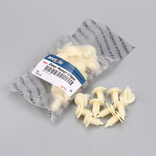 Boursin Nylon Door Panel Clips Fasteners Fits Dodge Ram 1500 2500 3500 Pickup Yellow 1994-On (100)