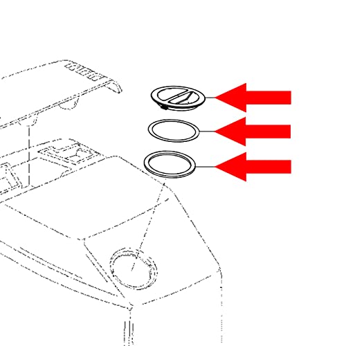 A.A Cowl Cap Assembly With Seals Replacement For Mercury Marine Mercruiser 828716A1, 828716A2