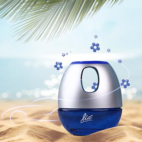 Cycle Lia Car Freshener Gel | Seashore (Harmony) Fragrance 45 Gm | Lia Dashboard Gel Car Air Freshener | Car Perfume Car Accesso