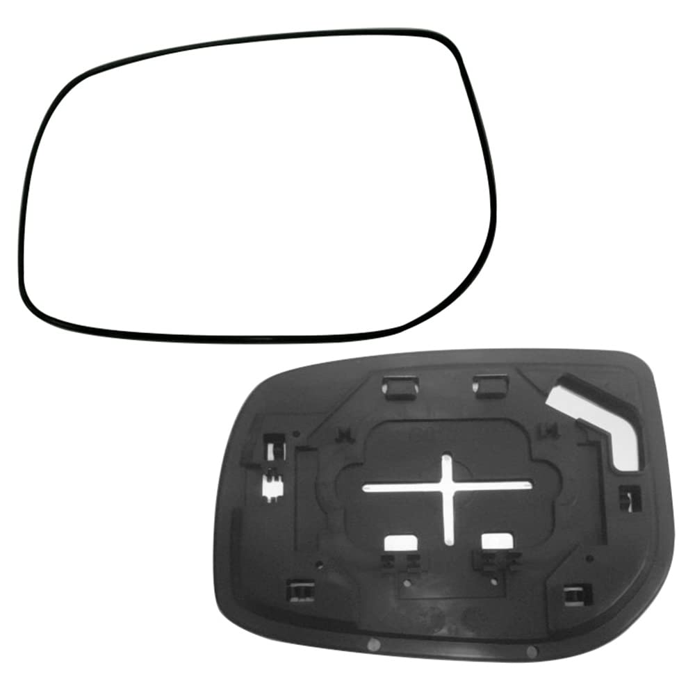 SCITOO Exterior Mirrors Replacement Glass Driver and Passenger Left and right Fit for 2007-2012 For Toyota YARIS W/O HEATED Chro