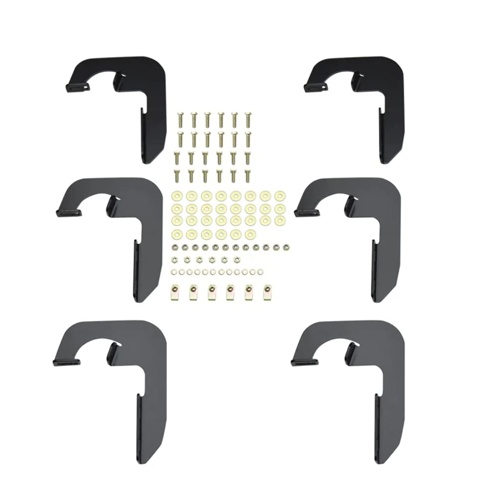 Westin 27-2145 Running Board Mount Kit Fits 2014-2018 Silverado Sierra 1500 Double Cab Crew Cab 2019 Silverado Ld Sierra 1500 Limited 2015-2019 Silverado Sierra 2500 3500 Double Cab Crew Cab