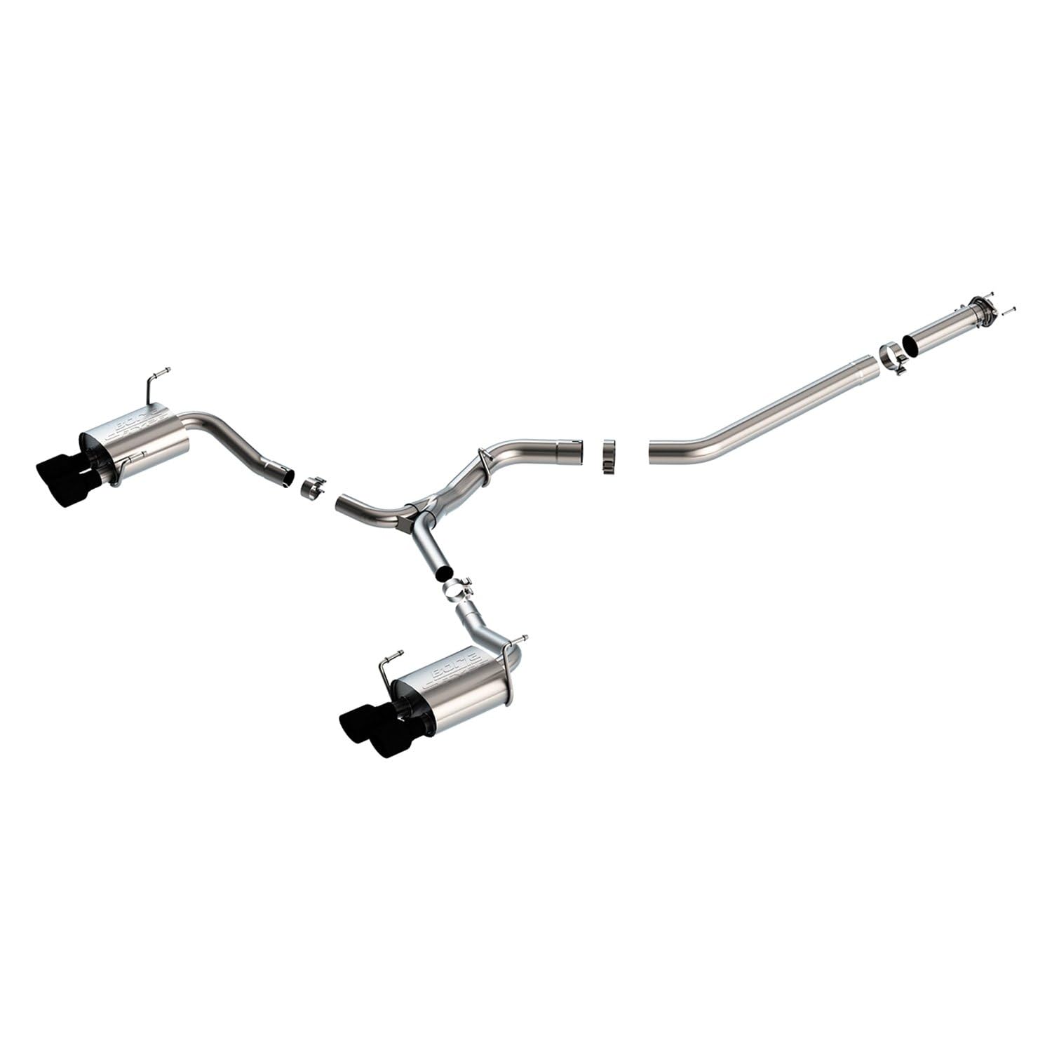 Borla - 2022 Subaru Wrx 2.4L Turbo At/Mt Awd S-Type Catback Exhaust Cb Tips (140907Cb)