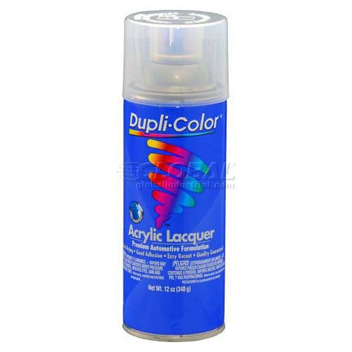 Dupli-Color Premium Lacquer Clear 12 Oz. Aerosol - Lot Of 6