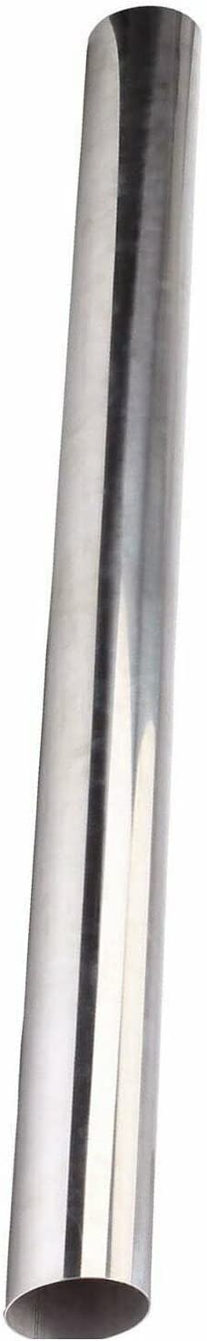 3.5 Inch Straight Pipe Stainless Steel T304 Tubing Piping 48 Inch Long 3.5'' Od Tailpipe Diy Pipe, Pack Of 2