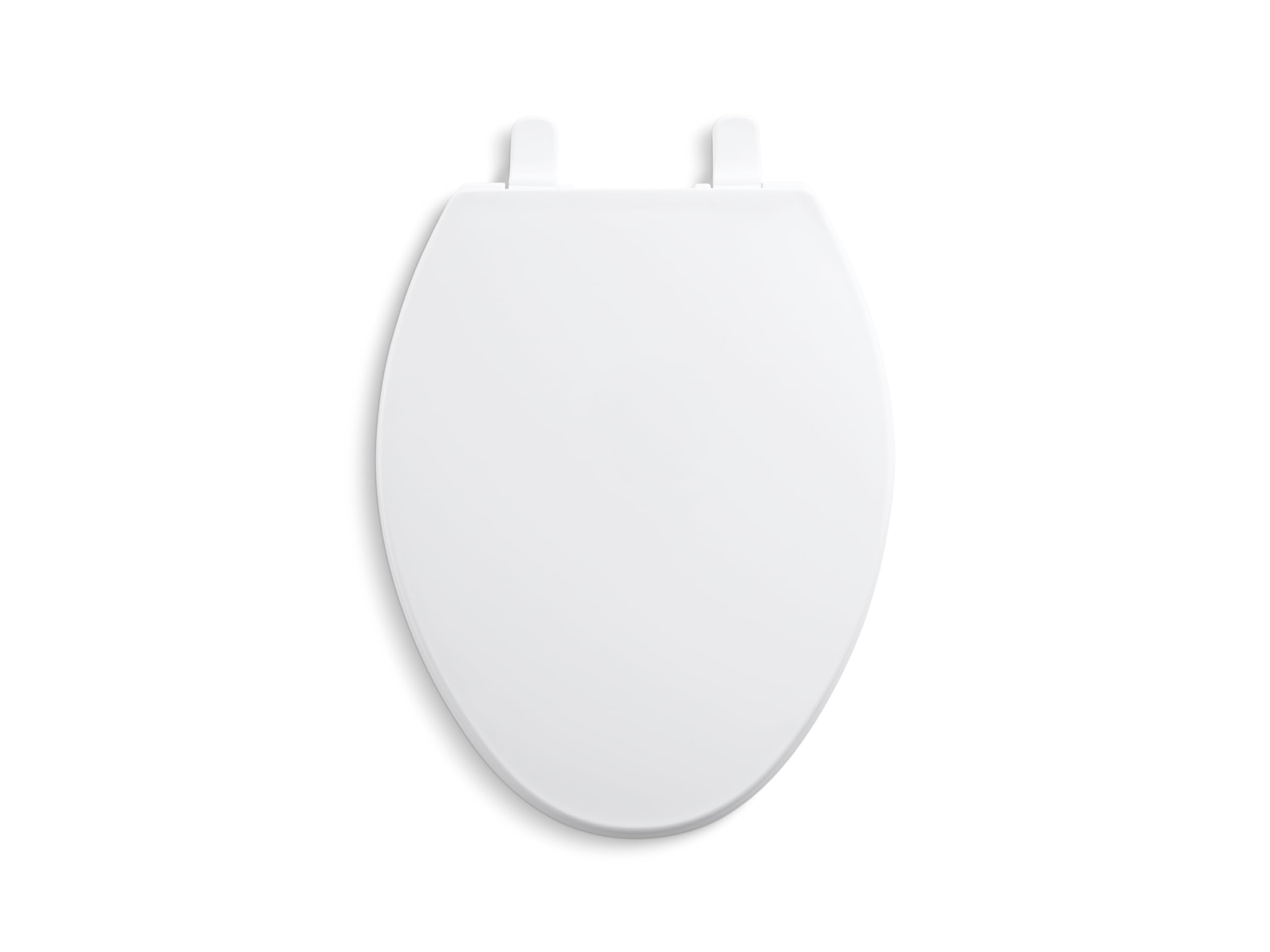 Kohler K-4774-0 Brevia Elongated White Toilet Seat With Quick-Release Hinges And Quick-Attach Hardware For Easy Clean