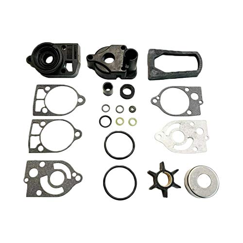 A.A Water Pump Impeller Kit + Exhaust Tube Seal for Mercury 30 35 40 45 50 60 65 70-46-77177A3, 18-3324