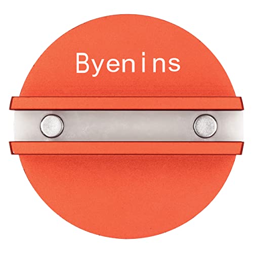 Byenins Large Slotted Universal Magnetic Jack Pad Weld Frame Rail Adapter(Orange) For All Model Cars
