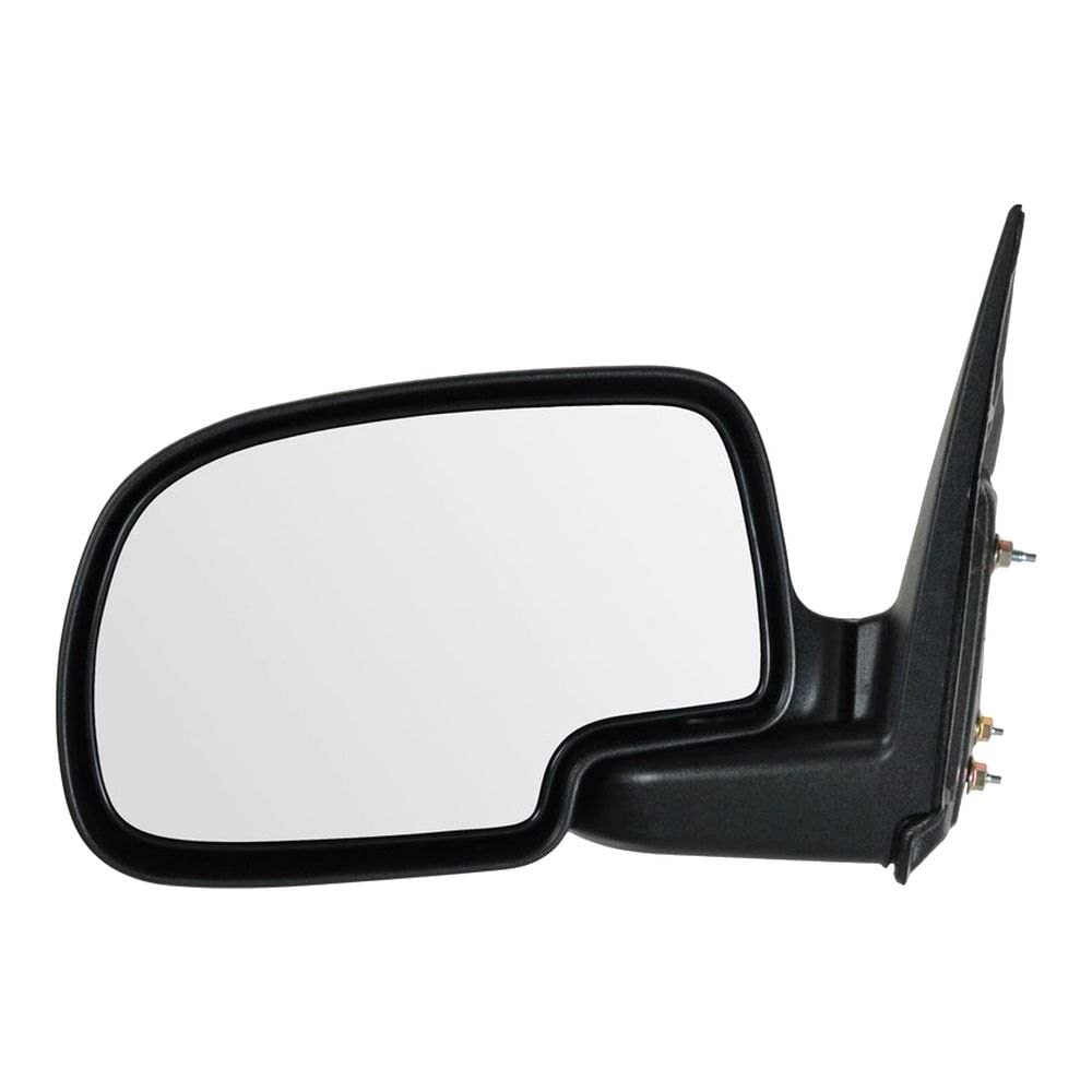 Trq Driver & Passenger Side Mirror Set Manual With Textured Housing With Textured Black Housing Compatible With 99-07 Chevrolet