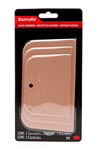 Bondo 357 Plastic Spreaders, (Pack Of 3) - Case Of 12
