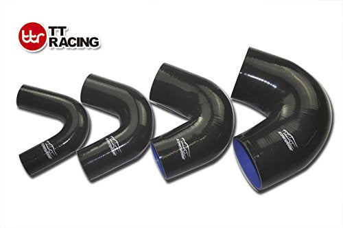 4-Ply Silicone 135 Degree Elbow Connector Joiner Turbo Hose Pipe Black 76Mm 3 Aue135-76Bk