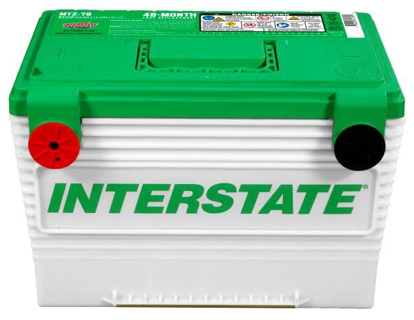 Interstate Batteries Automotive Battery 12V 62Ah 800CCA (MTZ-78) Automobile SLI AGM Starting Replacement Battery (Group Size 78)
