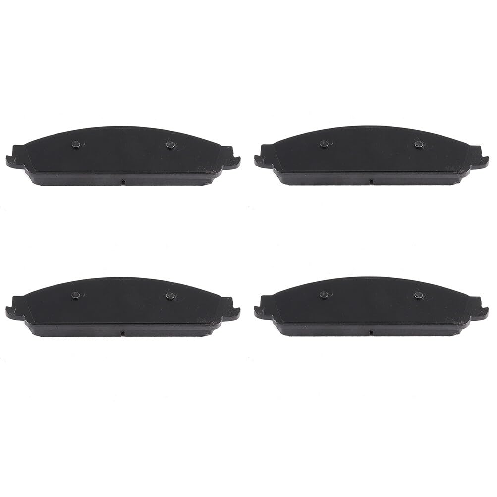 Eccpp D1070-7975 4Pcs Front Semi Metallic Disc Brake Pad Set - Fit For Ford Five Hundred 2005-2007, Freestyle 2005-2007, Taurus
