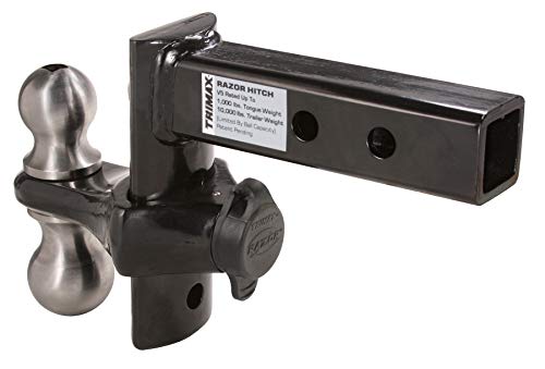 Trimax TRZ6PB Black 6'' Powder Coat Drop Hitch