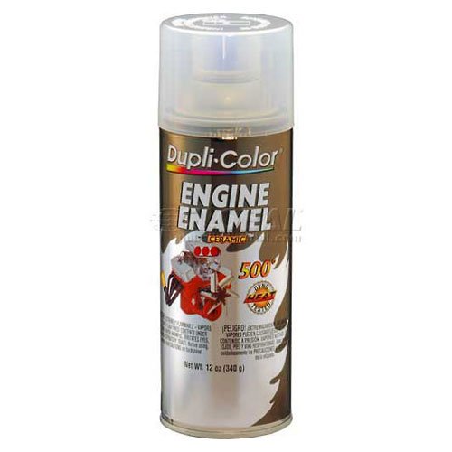 Dupli-Color Engine Enamel With Ceramic Clear 12 Oz. Aerosol - Lot Of 6