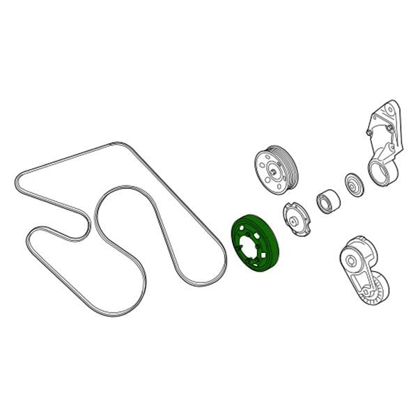 Mopar 68209745Aa - Pulley Fan