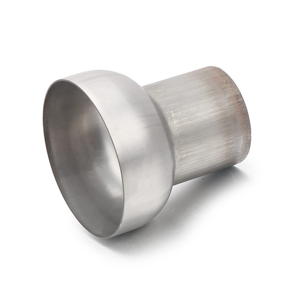 A-Karck Exhaust Adapter Connector 2.5'' Od To 4'' Od, Exhaust Pipe Reducer 4'' Overall Length 304 Stainless Steel