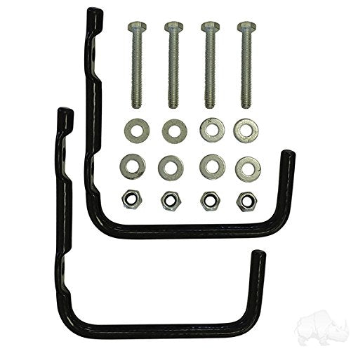 Red Hawk Safety Grab Bar Utility Hooks for Golf Carts - Model SEAT-696, Multi Color